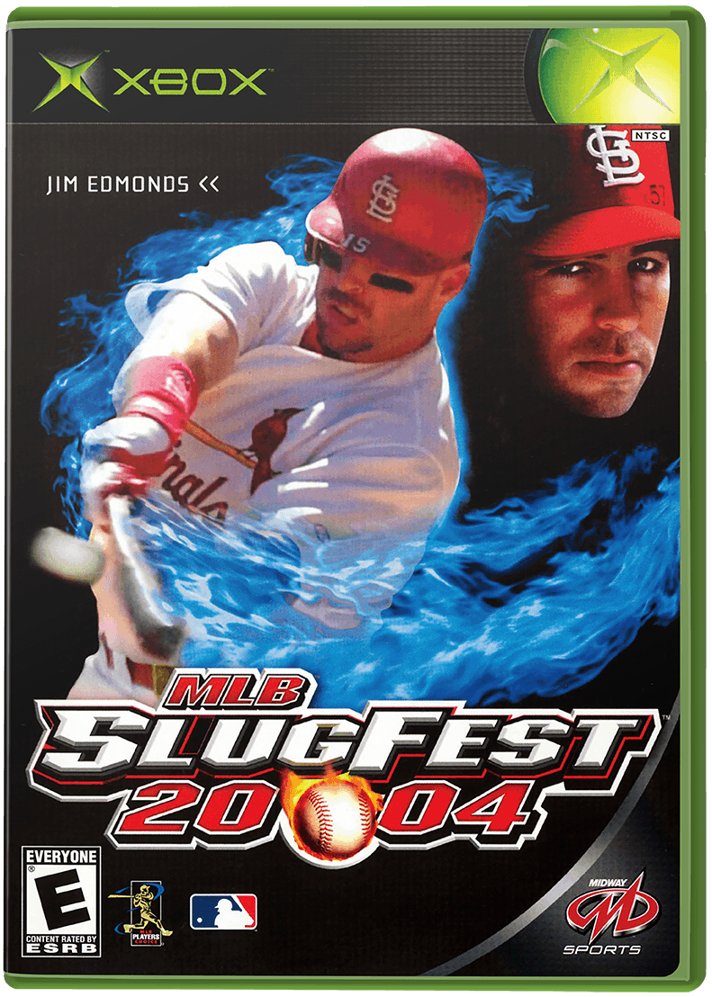 MLB Slugfest 2004 box art for Xbox
